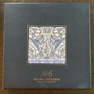 Beautiful silk classic 346 Brooks Brothers scarf.